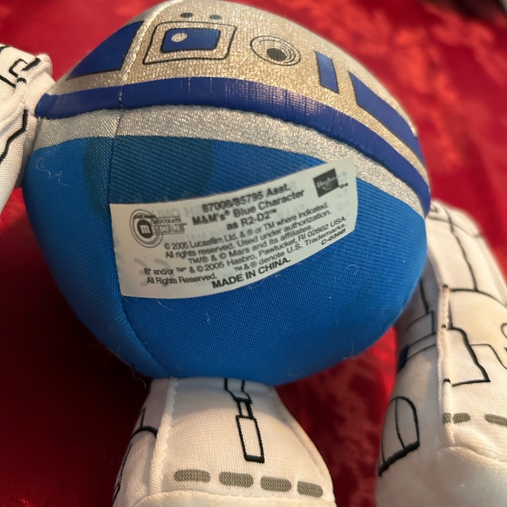 Star Wars R2D2 Plush Blue M&M as R2D2, 2005 - Picture 3 of 5